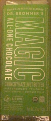 Magic All-One Crunchy Hazelnut Butter Chocolate, Hazelnut Butter