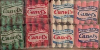 Tutti-Frutti, Peppermint Cinnamon And Spearmint Chewing Gum, Tutti-Frutti, Peppermint Cinnamon And Spearmint