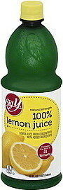 100% Lemon Juice From Concentrate, Lemon