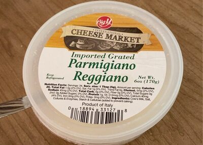 Imported Grated Parmigiano Reggiano