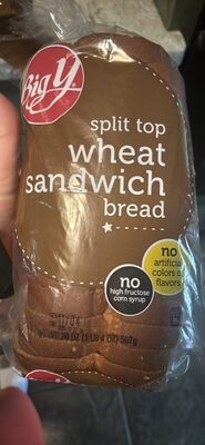 Split Top Wheat Sandwich Bread, Wheat