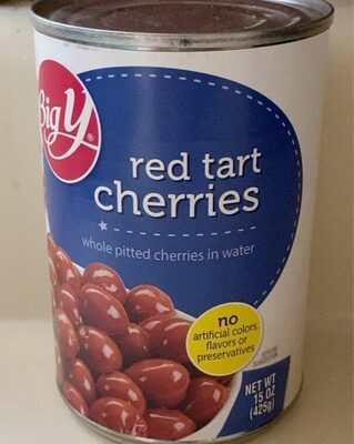Red Tart Whole Pitted Cherries In Water