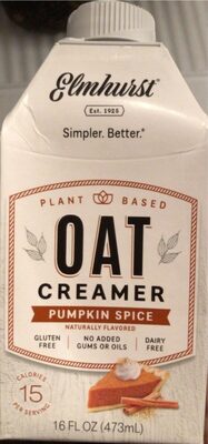 Pumpkin Spice Lightly Sweetened Hemp Creamer, Pumpkin Spice