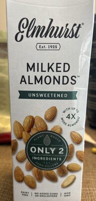 Unsweetened Milked Almonds, Unsweetened