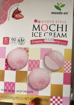 Mochi Ice Cream Bonbons, Strawberry