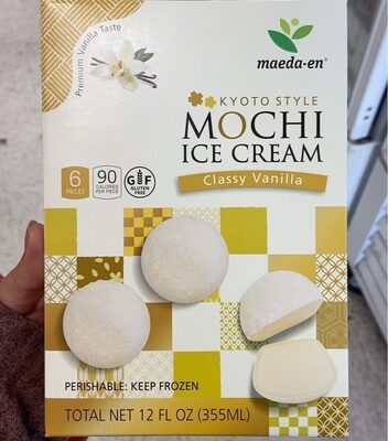 Classy Vanilla Kyoto Style Mochi Ice Cream, Classy Vanilla Kyoto Style Mochi