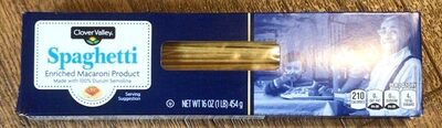 Enriched Macaroni Product, Spaghetti