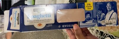 Enriched Macaroni Product, Spaghetti