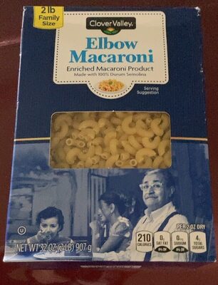 Enriched Macaroni Product, Elbow Macaroni