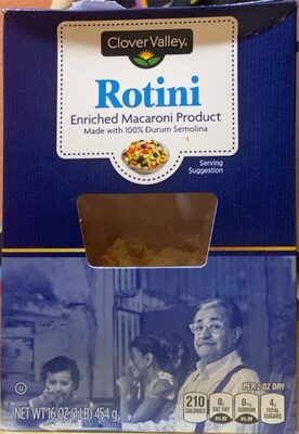 Enriched Macaroni Product, Rotini