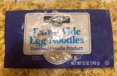 Enriched Noodle Product, Extra Wide Egg Noodles