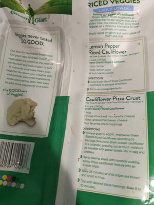 Riced Veggies Cauliflower, Riced Veggies
