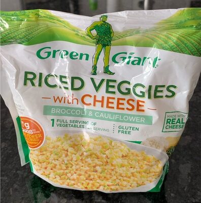 Broccoli & Cauliflower Riced Veggies With Cheese, Broccoli & Cauliflower With Cheese