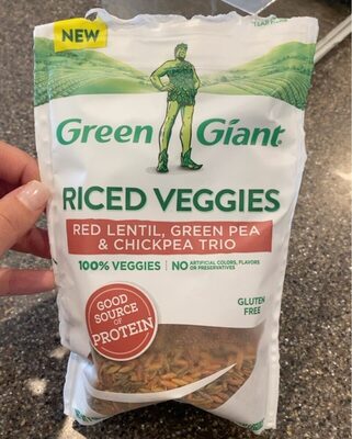 Red Lentil, Green Pea & Chickpea Trio Riced Veggies
