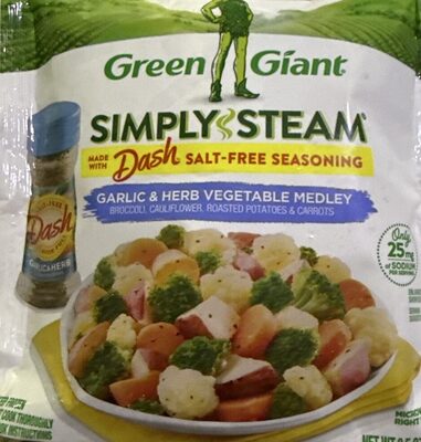 Garlic & Herb Vegetable Medley Broccoli, Cauliflower, Roasted Potatoes & Carrots, Garlic & Herb Vegetable Medley