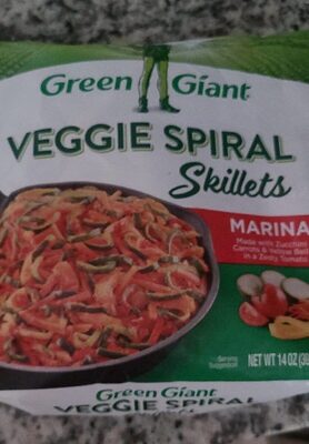 Marinara Made With Zucchini Spirals, Carrots & Yellow Bell Peppers In A Zesty Tomato Sauce Veggie Spiral Skillets, Marinara