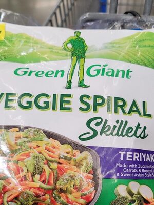 Teriyaki Made With Zucchini Spirals, Carrots & Broccoli In A Sweet Asian Style Sauce Veggie Spiral Skillets, Teriyaki