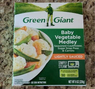 Baby Vegetable Medley Seasoned Cauliflower, Sugar Snap Peas & Carrots, Baby Vegetable Medley