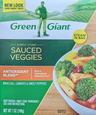 Antioxidant Blend Broccoli, Julienne Carrots & Sweet Peppers In An Olive Oil Garlic-Herb Sauce, Antioxidant Blend