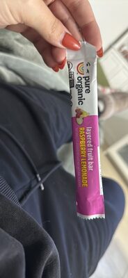 Raspberry Lemonade Flavored Layered Fruit Bar, Raspberry Lemonade