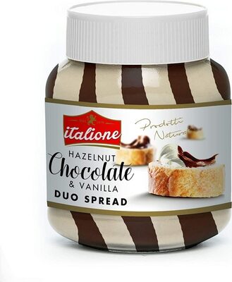 Hazelnut Chocolate & Vanilla Duo Spread, Hazelnut Chocolate & Vanilla