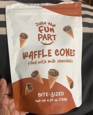 Filled With Milk Chocolate Waffle Cones