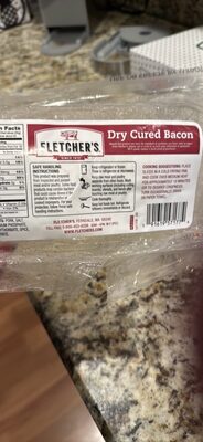 Hickory Smoked Center Cut Thick Sliced Dry Cured Bacon, Hickory Smoked