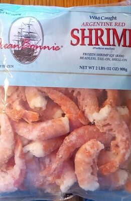 Argentine Red Wild Caught Frozen Shrimp Iqf (Raw) Headless, Tail-On, Shell-On Shrimp, Argentine Red