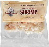 Argentine Red Wild Caught Frozen Shrimp Iqf (Raw) Peeled & Deveined Shrimp, Argentine Red