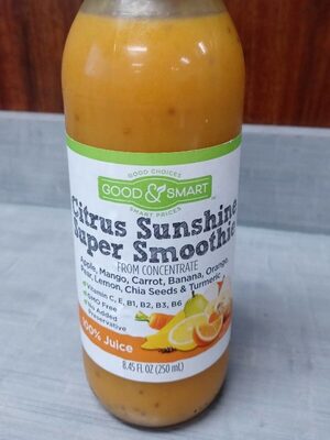 Citrus Sunshine Super Smoothie From Concentrate, Citrus Sunshine