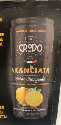 Italian Orangeade Sparkling Beverage With Spring Water, Italian Orangeade