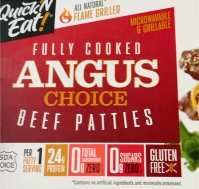 Angus Choice Beef Patties, Angus