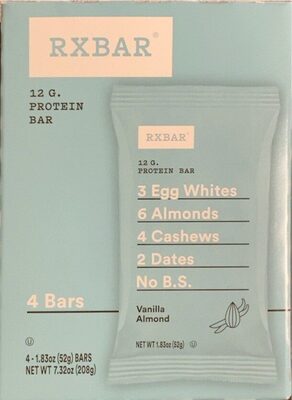Vanilla Almond Protein Bar, Vanilla Almond