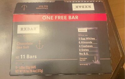 Chocolate Sea Salt Protein Bars, Chocolate Sea Salt