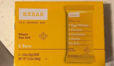 Maple Sea Salt Protein Bars, Maple Sea Salt