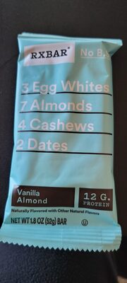 Vanilla Almond Protein Bar, Vanilla Almond