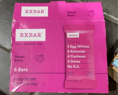 Mixed Berry Protein Bars, Mixed Berry