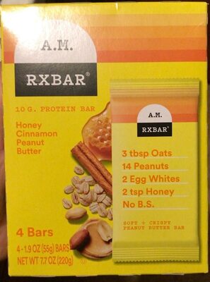 Honey, Cinnamon, Peanut Butter Protein Bar, Honey, Cinnamon, Peanut Butter