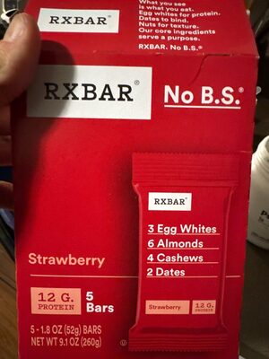 Strawberry Protein Bar, Strawberry