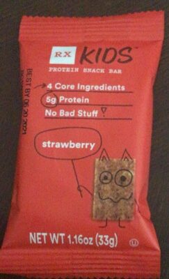 Strawberry Protein Snack Bar, Strawberry