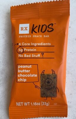 Peanut Butter, Chocolate Chip Protein Snack Bar, Peanut Butter, Chocolate Chip