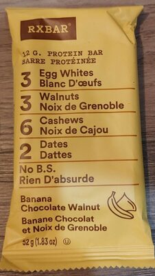 Banana Chocolate Walnut Protein Bars, Banana Chocolate Walnut