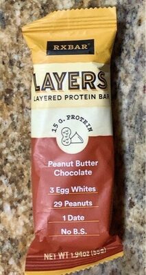 Peanut Butter Chocolate Layered Protein Bar, Peanut Butter Chocolate