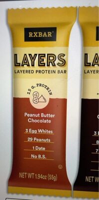 Peanut Butter Chocolate Layered Protein Bar, Peanut Butter Chocolate