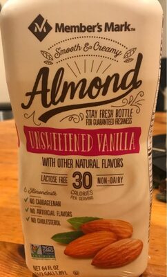 Unsweetened Vanilla Almond, Unsweetened Vanilla