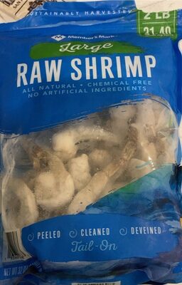 Large Raw Shrimp, Large
