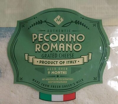 Authentic Pecorino Romano Grated Cheese, Pecorino Romano