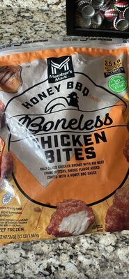 Honey BBQ Flavored Boneless Chicken Bites, Honey BBQ