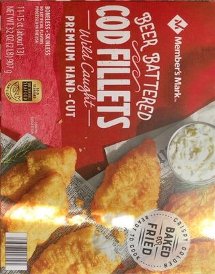 Beer Battered Cod Fillets, Beer Battered