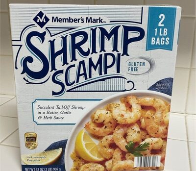 Shrimp Scampi Succulent Tail-Off Shrimp In A Butter, Garlic & Herb Sauce, Shrimp Scampi